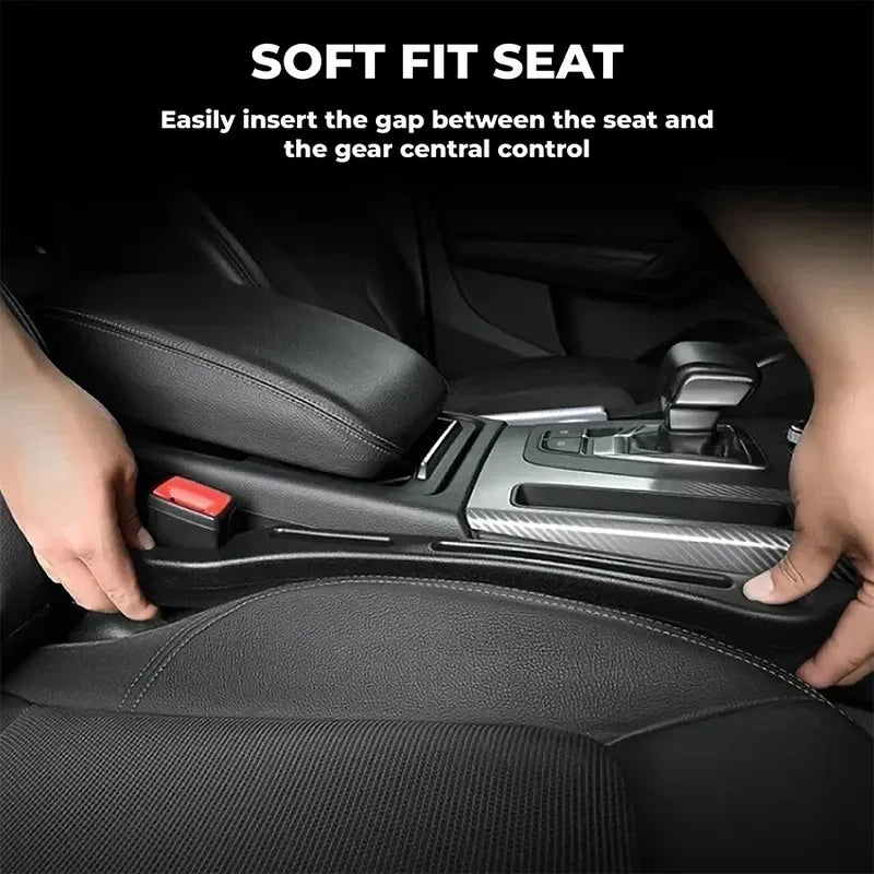 🔥 FLASH SALE 50%🔥 Universal Car Seat Gap Filler Strip – Anti-Drop Pad with Seatbelt Slot